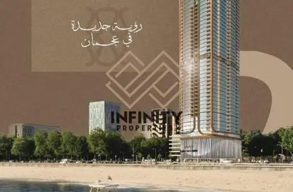 Apartment - 2 Bedrooms - 3 Bathrooms for sale in Ajman Corniche Residences - Ajman Corniche Road - Ajman