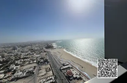 Apartment - 1 Bedroom - 2 Bathrooms for sale in Corniche Tower - Ajman Corniche Road - Ajman