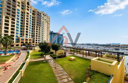 شقة - 2 غرف نوم - 4 حمامات للايجار في مساكن المارينا 2 - مساكن المارينا - نخلة جميرا - دبي