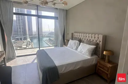 Apartment - Studio - 1 Bathroom for rent in Peninsula One - Peninsula - Business Bay - Dubai