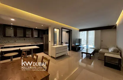 شقة - غرفة نوم - 2 حمامات للايجار في برج يوبورا 1 - أبراج يو بورا - الخليج التجاري - دبي