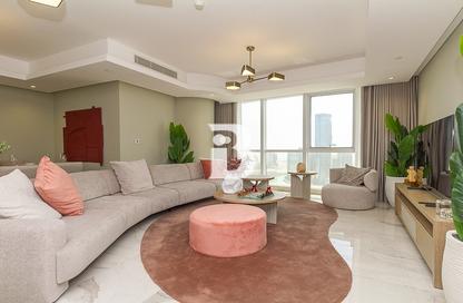 Apartment - 3 Bedrooms - 4 Bathrooms for rent in Leaf Tower - Tamouh - Al Reem Island - Abu Dhabi