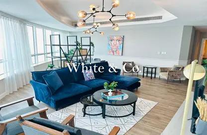 Apartment - 4 Bedrooms - 5 Bathrooms for rent in Horizon Tower - Dubai Marina - Dubai