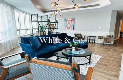 Apartment - 4 Bedrooms - 5 Bathrooms for rent in Horizon Tower - Dubai Marina - Dubai