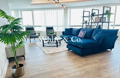 Apartment - 4 Bedrooms - 5 Bathrooms for rent in Horizon Tower - Dubai Marina - Dubai