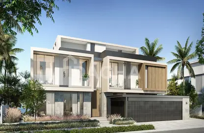 Villa - 6 Bedrooms - 5 Bathrooms for sale in Frond D - Garden Homes - Palm Jebel Ali - Dubai