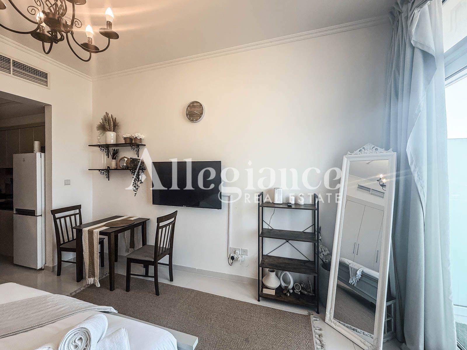 Skyline View Studio | Furnished | Flexible Payment in Damac Hills