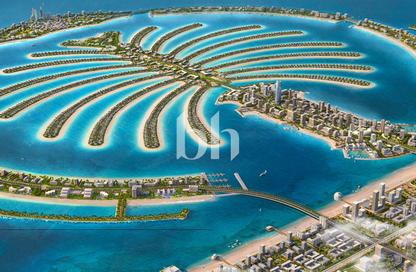 Villa - 6 - 7 for sale in Beach Collection Frond M - Beach Collection - Palm Jebel Ali - Dubai