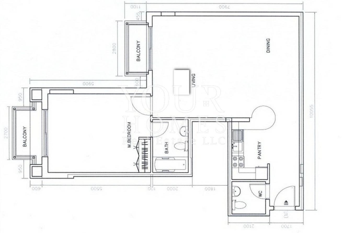 L-SHAPE LARGE 1BHK 1051 sqf_EMIRATES GARDENS 1_JVC photo 20
