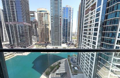 Apartment - 2 Bedrooms - 3 Bathrooms for rent in Lakeside Residence - JLT Cluster A - Jumeirah Lake Towers - Dubai