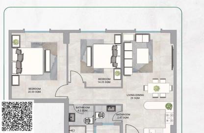 Apartment - 2 Bedrooms - 2 Bathrooms for sale in Al Zaheya Gardens - Al Zahya - Ajman