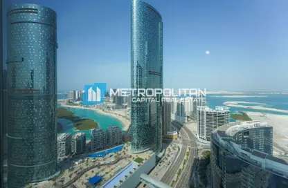 Apartment - 2 Bedrooms - 2 Bathrooms for sale in The Gate Tower 1 - Shams Abu Dhabi - Al Reem Island - Abu Dhabi