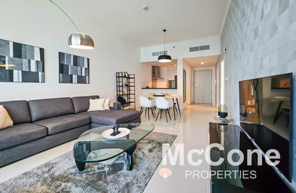 Apartment - 1 - 2 for rent in Damac Heights - Dubai Marina - Dubai