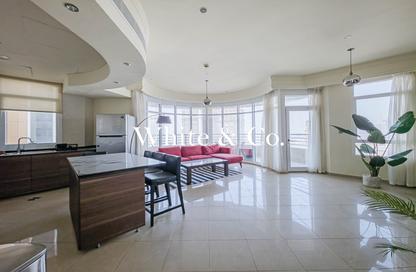 Apartment - 2 - 2 for rent in Marina Crown - Dubai Marina - Dubai