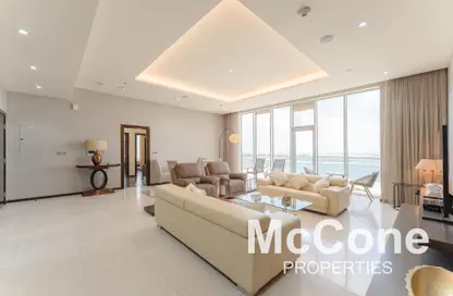 Apartment - 3 Bedrooms - 4 Bathrooms for rent in Tanzanite - Tiara Residences - Palm Jumeirah - Dubai
