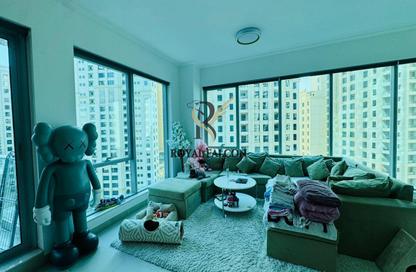 Apartment - 1 Bedroom - 2 Bathrooms for rent in Shemara Tower - Marina Promenade - Dubai Marina - Dubai