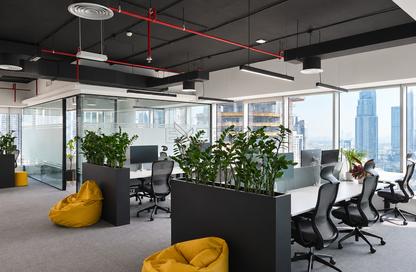 Office Space - Studio - 1 for rent in The Prime Tower - Business Bay - Dubai