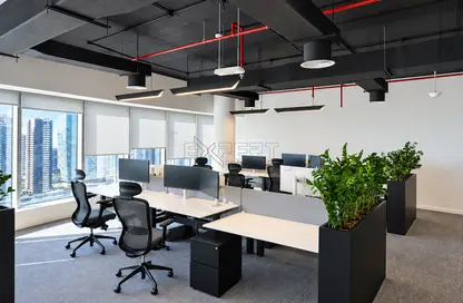 Office Space - Studio - 1 Bathroom for rent in The Prime Tower - Business Bay - Dubai