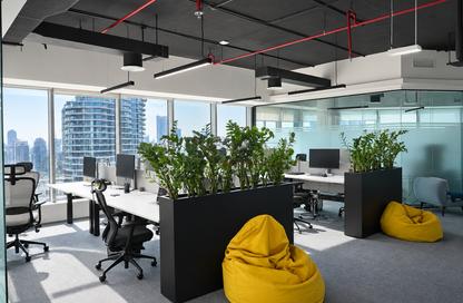Office Space - Studio - 1 for rent in The Prime Tower - Business Bay - Dubai