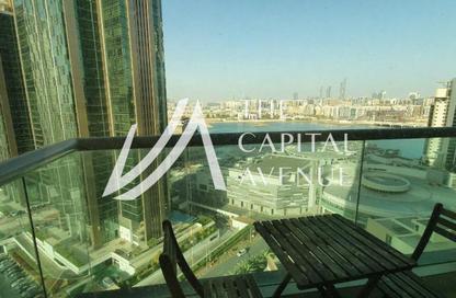 Apartment - 1 Bedroom - 2 Bathrooms for rent in Marina Blue Tower - Marina Square - Al Reem Island - Abu Dhabi