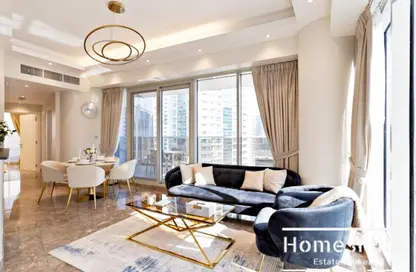 شقة - 2 غرف نوم - 3 حمامات للايجار في شقق أورا هاربور السكنية والفندقية - دبي مارينا - دبي