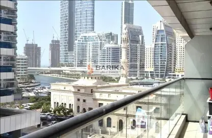 Apartment - 1 Bedroom - 2 Bathrooms for rent in Escan Tower - Dubai Marina - Dubai