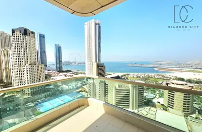 Apartment - 2 Bedrooms - 3 Bathrooms for rent in The Royal Oceanic - Dubai Marina - Dubai