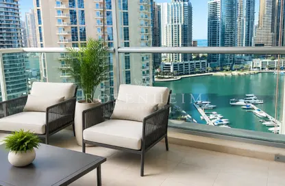 Apartment - 2 Bedrooms - 2 Bathrooms for rent in Al Yass Tower - Dubai Marina Towers - Dubai Marina - Dubai