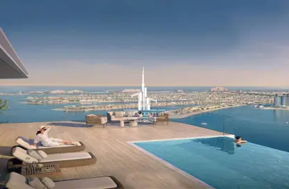 شقة - 2 غرف نوم - 2 حمامات للبيع في برج Seapoint 1 - سي بوينت - إعمار بيتشفرونت - دبي هاربور - دبي