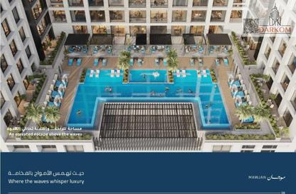 Apartment - 1 Bedroom - 2 Bathrooms for sale in Mawjan Tower - Ajman Corniche Road - Ajman