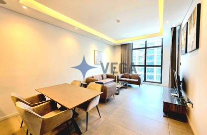 Apartment - 1 - 2 for rent in Diamond Building - Jumeirah Garden City - Al Satwa - Dubai