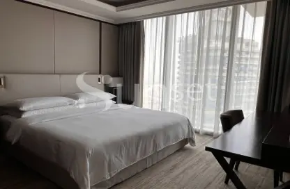 شقة - غرفة نوم - 2 حمامات للايجار في فندق ادريس فاونتن فيوز - العنوان رزيدنس فاونتن فيوز - وسط مدينة دبي - دبي