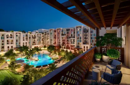 شقة - 2 غرف نوم - 3 حمامات للبيع في منتجع وإقامة باب القصر 19 - منتجع باب القصر ريزيدنس - مدينة مصدر - أبوظبي