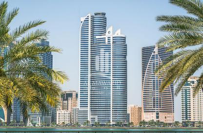شقة - 2 غرف نوم - 3 حمامات للايجار في برج صرح الامارات - المجاز 3 - المجاز - الشارقة