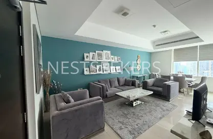 شقة - 2 غرف نوم - 2 حمامات للايجار في برج بوتانيكا - دبي مارينا - دبي