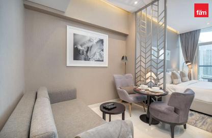 Apartment - Studio - 1 Bathroom for rent in Damac Maison Prive A - Damac Maison Prive - Business Bay - Dubai