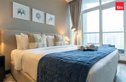 Apartment - Studio - 1 Bathroom for rent in Damac Maison Prive A - Damac Maison Prive - Business Bay - Dubai