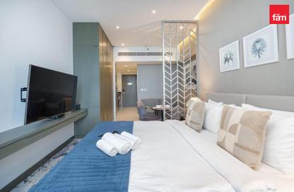 Apartment - Studio - 1 Bathroom for rent in Damac Maison Prive A - Damac Maison Prive - Business Bay - Dubai