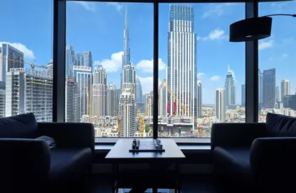 Office Space - Studio - 1 Bathroom for rent in The Prime Tower - Business Bay - Dubai