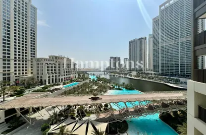 شقة - غرفة نوم - 1 حمام للايجار في جروف في كريك بيتش مبنى 3 - جروف - جريك بيتش - مرسى خور دبي - دبي