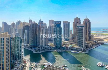 Apartment - 3 - 3 for rent in Al Mesk Tower - Dubai Marina Towers - Dubai Marina - Dubai