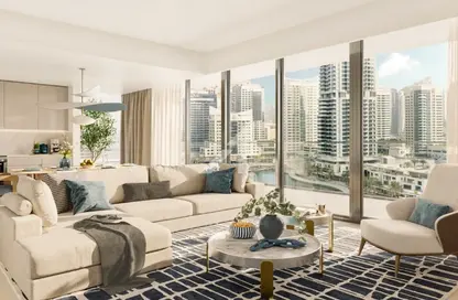 Apartment - 2 Bedrooms - 2 Bathrooms for sale in Marina Shores - Dubai Marina - Dubai