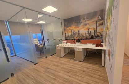 Office Space - Studio - 1 Bathroom for rent in The Prism - Business Bay - Dubai