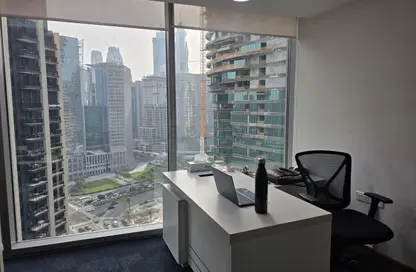 Business Centre - Studio - 4 Bathrooms for rent in The Binary Tower - Business Bay - Dubai