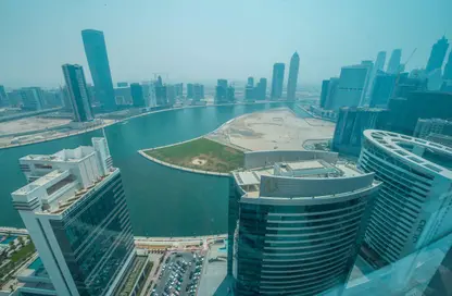 Office Space - 3 Bedrooms - 3 Bathrooms for rent in The Prime Tower - Business Bay - Dubai