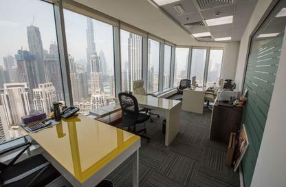 Office Space - Studio - 3 Bathrooms for rent in The Prime Tower - Business Bay - Dubai