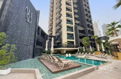 Apartment - Studio - 1 Bathroom for rent in Ahad Residences - Business Bay - Dubai