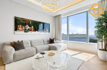 Apartment - 1 Bedroom - 2 Bathrooms for rent in The Palm Tower - Palm Jumeirah - Dubai