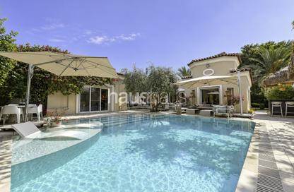 Villa - 3 - 3 for rent in Bungalow Area - Green Community Motor City - Motor City - Dubai