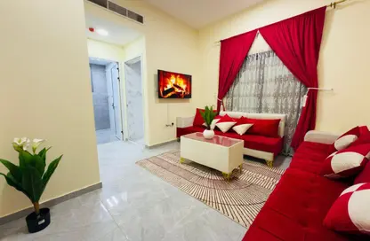 Apartment - 1 Bedroom - 1 Bathroom for rent in Corniche Tower - Ajman Corniche Road - Ajman